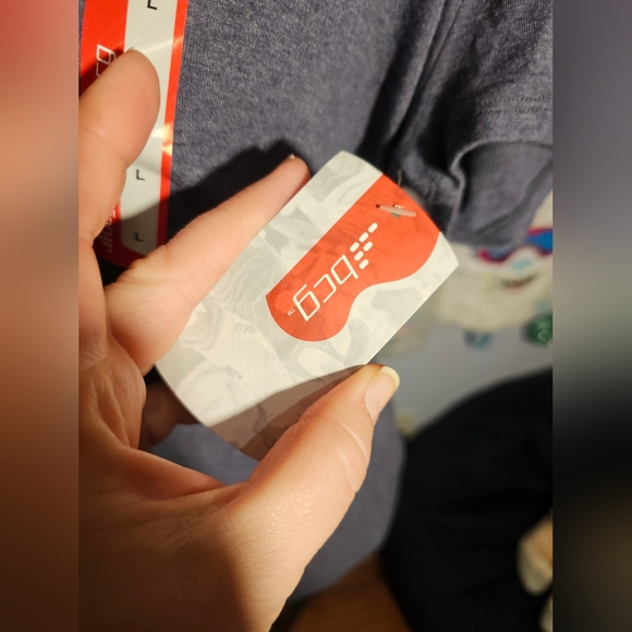 NWT BCG Navy Blue V Neck Ladies Tee Size Large - Picture 4 of 8